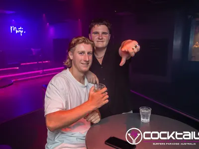 A professional photo of guests enjoying themselves at Cocktails Nightclub from our gallery.