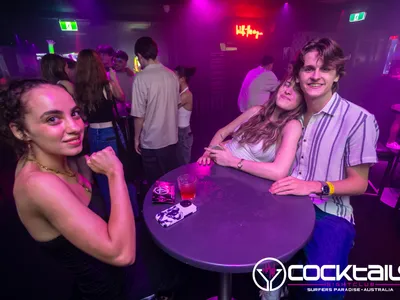 A professional photo of guests enjoying themselves at Cocktails Nightclub from our gallery.