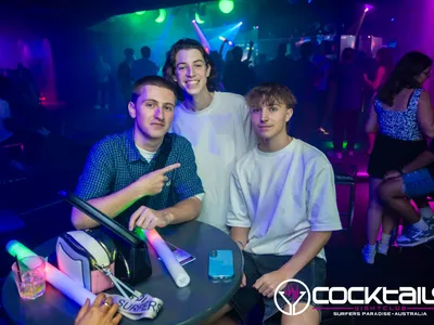 A professional photo of guests enjoying themselves at Cocktails Nightclub from our gallery.