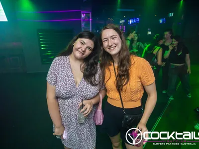 A professional photo of guests enjoying themselves at Cocktails Nightclub from our gallery.