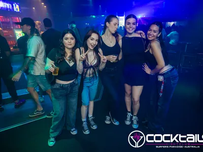 A professional photo of guests enjoying themselves at Cocktails Nightclub from our gallery.