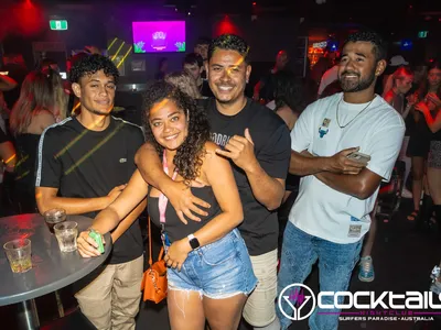 A professional photo of guests enjoying themselves at Cocktails Nightclub from our gallery.