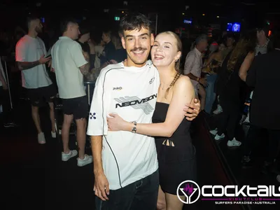 A professional photo of guests enjoying themselves at Cocktails Nightclub from our gallery.