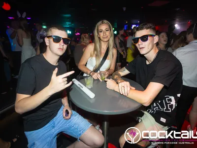 A professional photo of guests enjoying themselves at Cocktails Nightclub from our gallery.