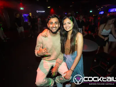 A professional photo of guests enjoying themselves at Cocktails Nightclub from our gallery.