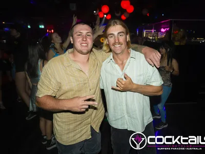 A professional photo of guests enjoying themselves at Cocktails Nightclub from our gallery.