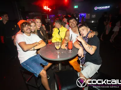 A professional photo of guests enjoying themselves at Cocktails Nightclub from our gallery.