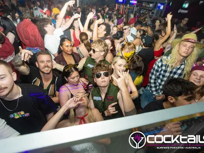 A professional photo of guests enjoying themselves at Cocktails Nightclub from our gallery.