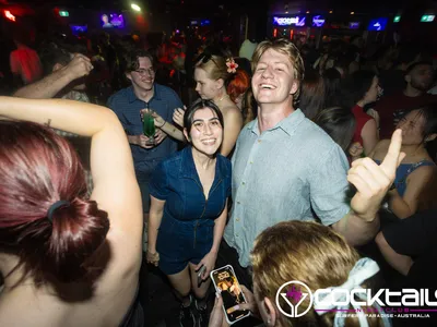 A professional photo of guests enjoying themselves at Cocktails Nightclub from our gallery.