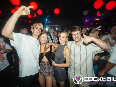 A professional photo of guests enjoying themselves at Cocktails Nightclub from our gallery.