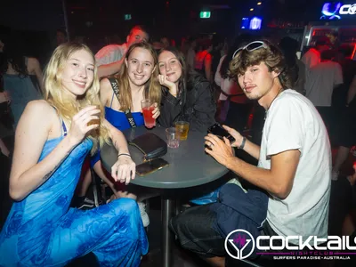 A professional photo of guests enjoying themselves at Cocktails Nightclub from our gallery.