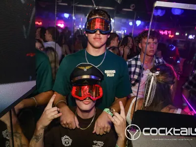 A professional photo of guests enjoying themselves at Cocktails Nightclub from our gallery.