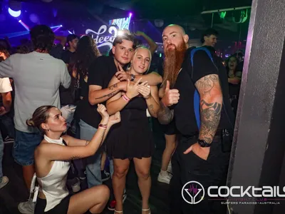 A professional photo of guests enjoying themselves at Cocktails Nightclub from our gallery.