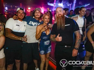 A professional photo of guests enjoying themselves at Cocktails Nightclub from our gallery.