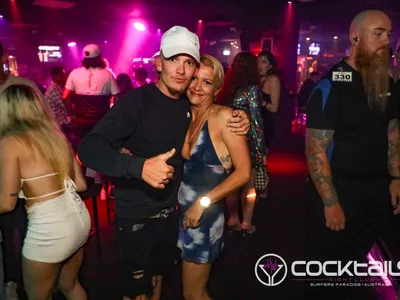 A professional photo of guests enjoying themselves at Cocktails Nightclub from our gallery.