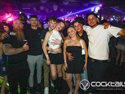 A professional photo of guests enjoying themselves at Cocktails Nightclub from our gallery.