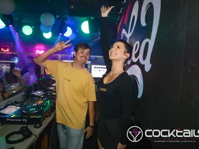 A professional photo of guests enjoying themselves at Cocktails Nightclub from our gallery.