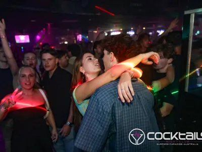 A professional photo of guests enjoying themselves at Cocktails Nightclub from our gallery.