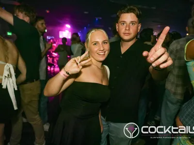 A professional photo of guests enjoying themselves at Cocktails Nightclub from our gallery.