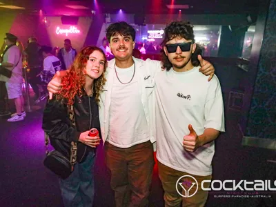 A professional photo of guests enjoying themselves at Cocktails Nightclub from our gallery.