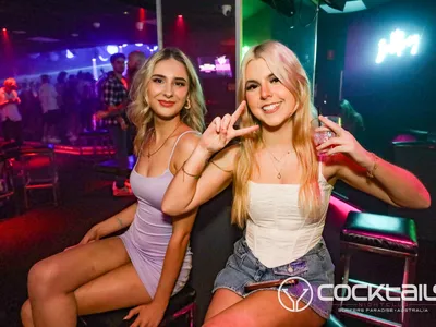 A professional photo of guests enjoying themselves at Cocktails Nightclub from our gallery.