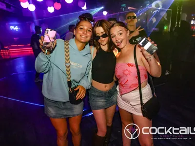 A professional photo of guests enjoying themselves at Cocktails Nightclub from our gallery.