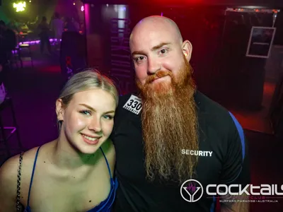 A professional photo of guests enjoying themselves at Cocktails Nightclub from our gallery.