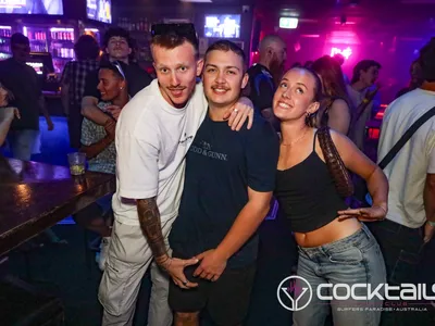 A professional photo of guests enjoying themselves at Cocktails Nightclub from our gallery.