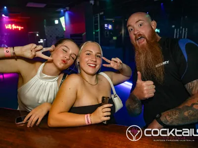 A professional photo of guests enjoying themselves at Cocktails Nightclub from our gallery.