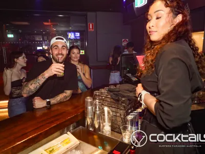 A professional photo of guests enjoying themselves at Cocktails Nightclub from our gallery.