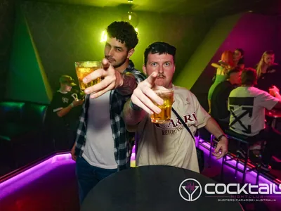 A professional photo of guests enjoying themselves at Cocktails Nightclub from our gallery.