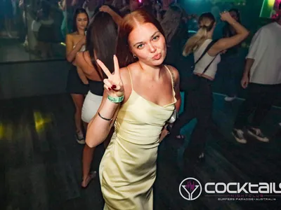 A professional photo of guests enjoying themselves at Cocktails Nightclub from our gallery.