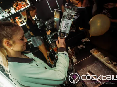 A professional photo of guests enjoying themselves at Cocktails Nightclub from our gallery.