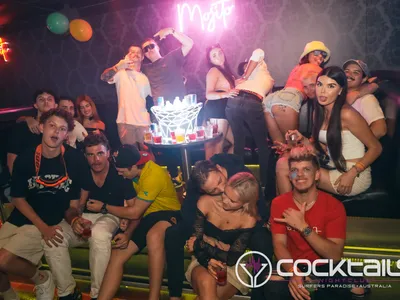 A professional photo of guests enjoying themselves at Cocktails Nightclub from our gallery.