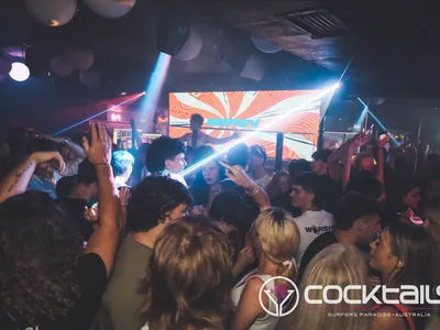 A professional photo of guests enjoying themselves at Cocktails Nightclub from our gallery.