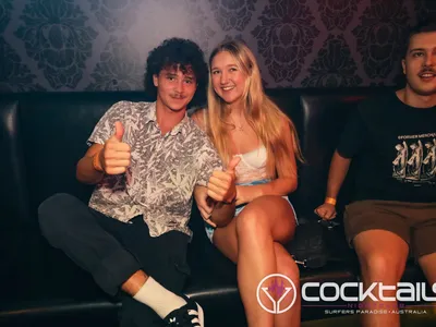 A professional photo of guests enjoying themselves at Cocktails Nightclub from our gallery.