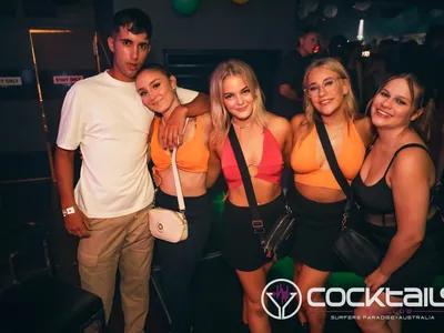 A professional photo of guests enjoying themselves at Cocktails Nightclub from our gallery.