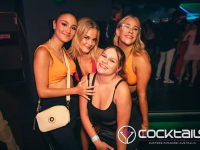 A professional photo of guests enjoying themselves at Cocktails Nightclub from our gallery.