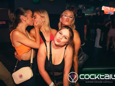 A professional photo of guests enjoying themselves at Cocktails Nightclub from our gallery.