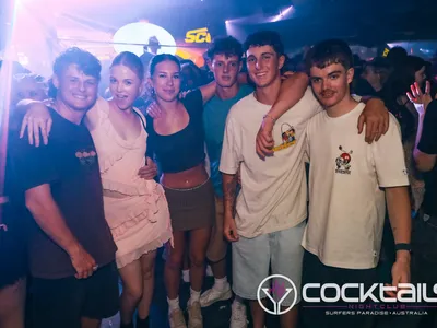 A professional photo of guests enjoying themselves at Cocktails Nightclub from our gallery.