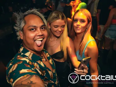 A professional photo of guests enjoying themselves at Cocktails Nightclub from our gallery.