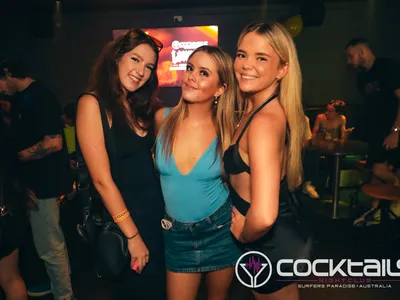 A professional photo of guests enjoying themselves at Cocktails Nightclub from our gallery.