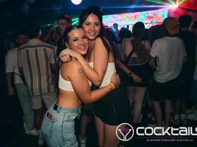 A professional photo of guests enjoying themselves at Cocktails Nightclub from our gallery.