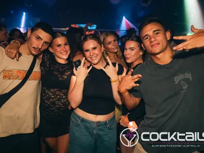 A professional photo of guests enjoying themselves at Cocktails Nightclub from our gallery.