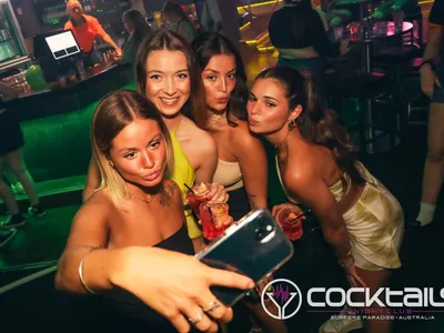 A professional photo of guests enjoying themselves at Cocktails Nightclub from our gallery.