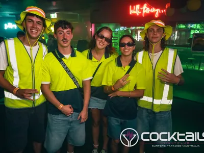 A professional photo of guests enjoying themselves at Cocktails Nightclub from our gallery.