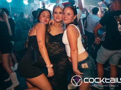 A professional photo of guests enjoying themselves at Cocktails Nightclub from our gallery.