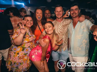 A professional photo of guests enjoying themselves at Cocktails Nightclub from our gallery.