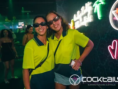 A professional photo of guests enjoying themselves at Cocktails Nightclub from our gallery.