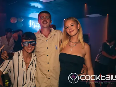 A professional photo of guests enjoying themselves at Cocktails Nightclub from our gallery.